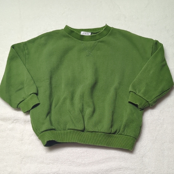 Zara Kids Green Sweater - Picture 2 of 4